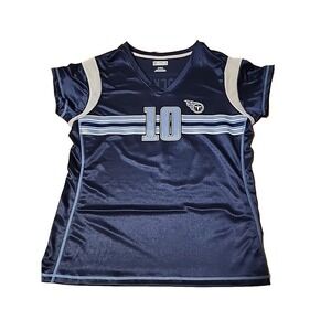 NWT Women's NFL Jersey Tennessee Titans #10 Jake Locker Navy XL